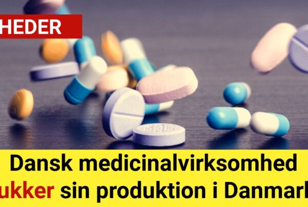 Dansk medicinalvirksomhed lukker sin produktion i Danmark