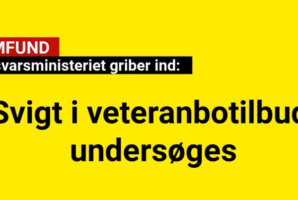 Forsvarsministeriet griber ind: