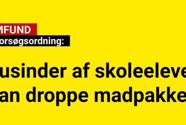 Ny forsøgsordning: