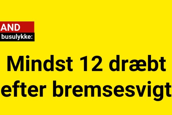 Tragisk busulykke: