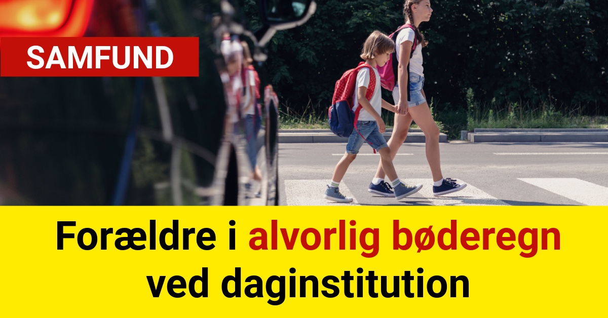 Forældre i alvorlig bøderegn ved daginstitution