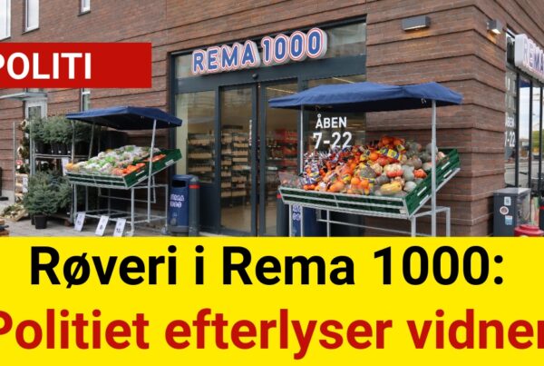 Røveri i Rema 1000: Politiet efterlyser vidner
