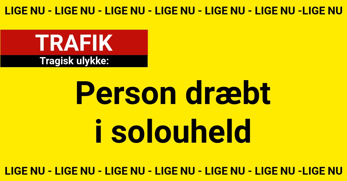 Tragisk ulykke: