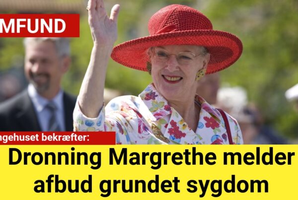 Kongehuset bekræfter: Dronning Margrethe melder afbud grundet sygdom