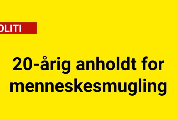 20-årig anholdt for menneskesmugling ved færgekontrol