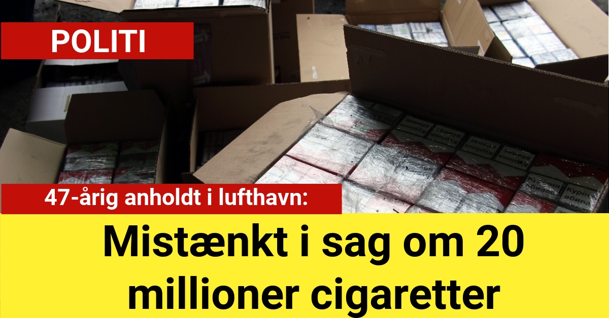 47-årig anholdt i lufthavn: