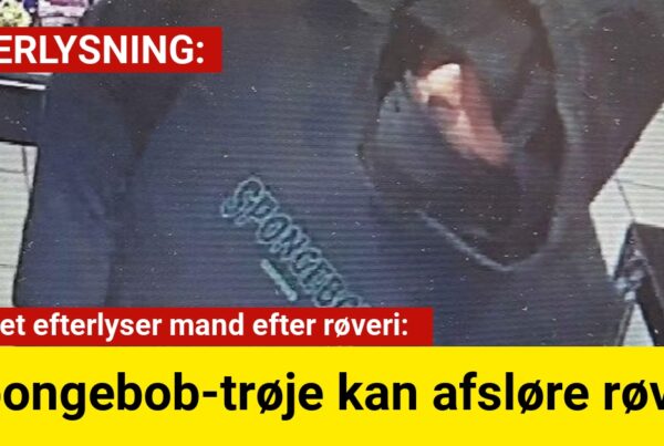 politiet efterlyser mand efter røveri