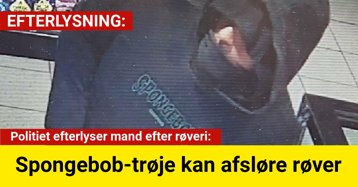 politiet efterlyser mand efter røveri