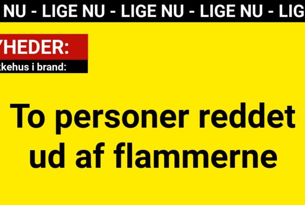 Rækkehus i brand: