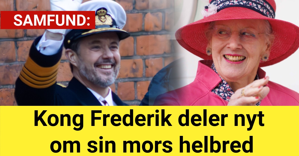Kong Frederik deler nyt om sin mors helbred