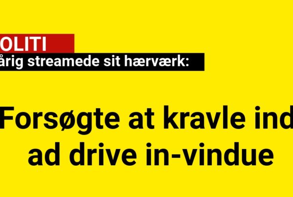 23-årig streamede sit hærværk: