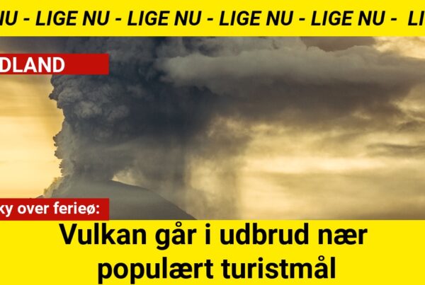 Askesky over ferieø: