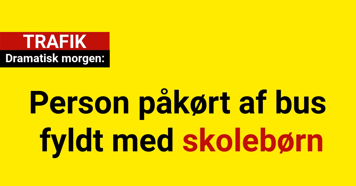 Dramatisk morgen: