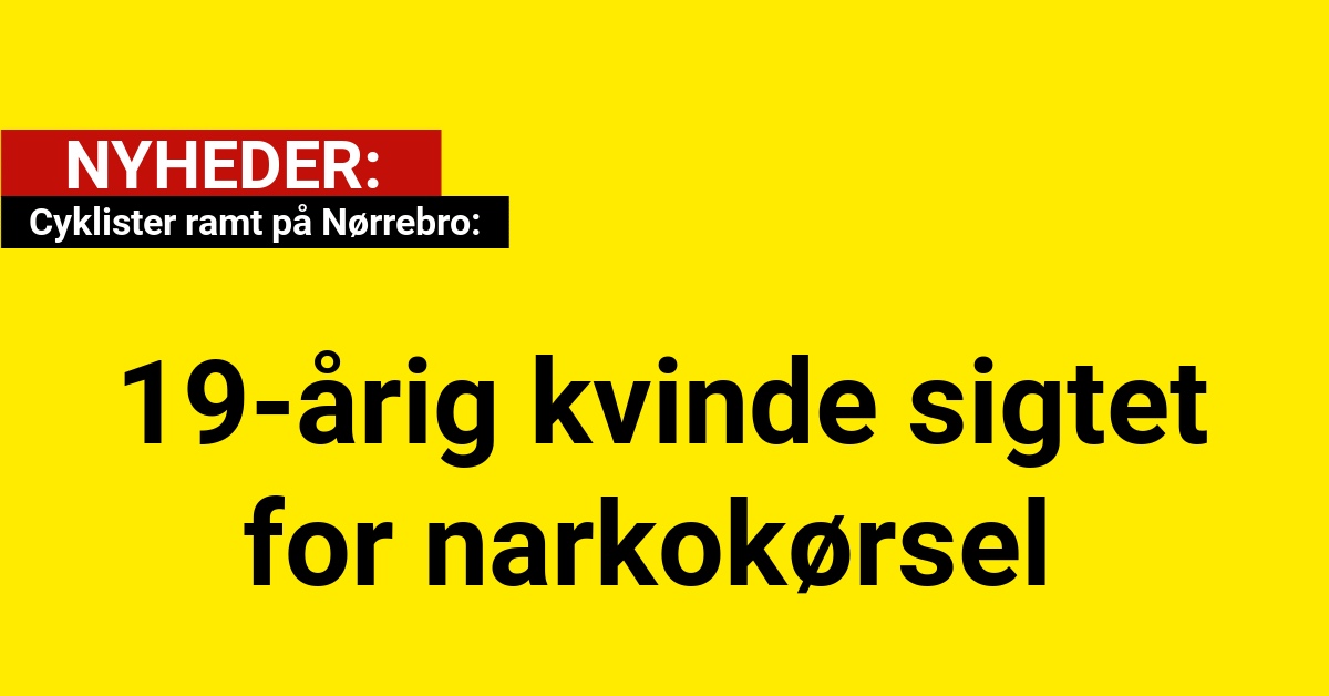 Cyklister ramt på Nørrebro