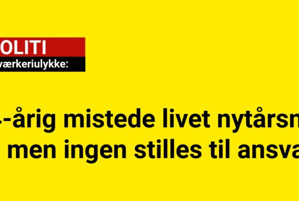 24-årig mistede livet nytårsnat: men ingen stilles til ansvar