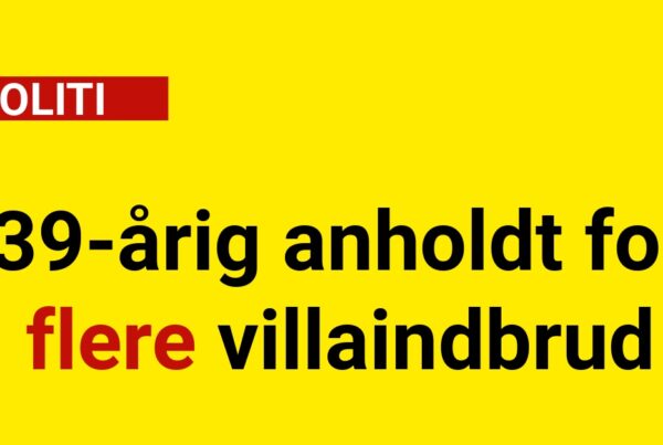 39-årig anholdt for flere villaindbrud