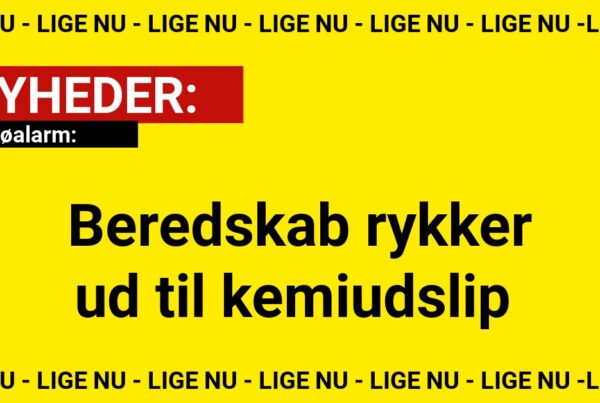 Miljøalarm: Beredskab rykker ud til kemiudslip