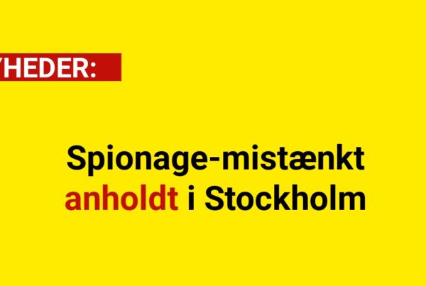 Spionage-mistænkt anholdt i Stockholm