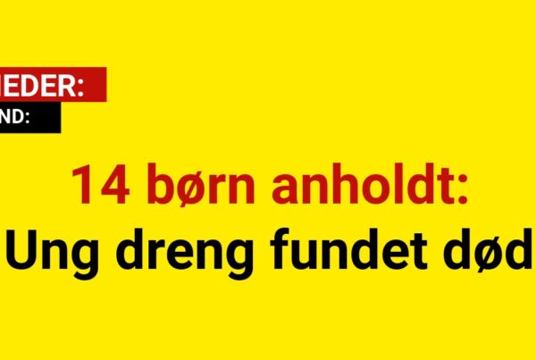 14 børn anholdt: Ung dreng fundet død
