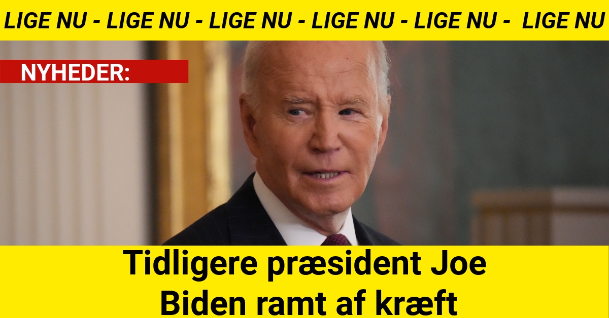 Tidligere præsident Joe Biden ramt af kræft