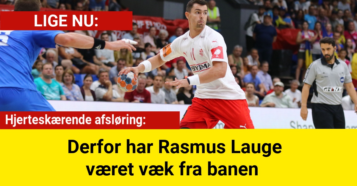 Hjerteskærende afsløring: Derfor har Rasmus Lauge været væk fra banen