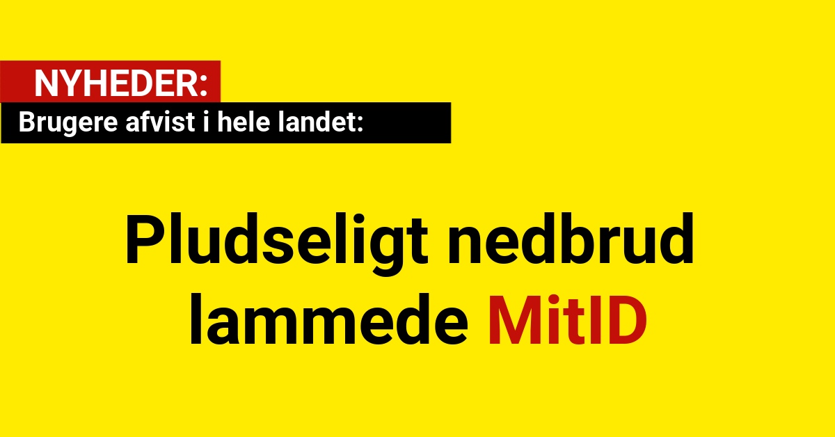 Brugere afvist i hele landet