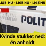 Kvinde stukket ned – én anholdt