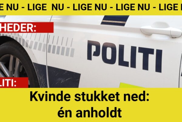 Kvinde stukket ned – én anholdt