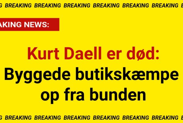 Kurt Daell er død: Byggede butikskæmpe op fra bunden
