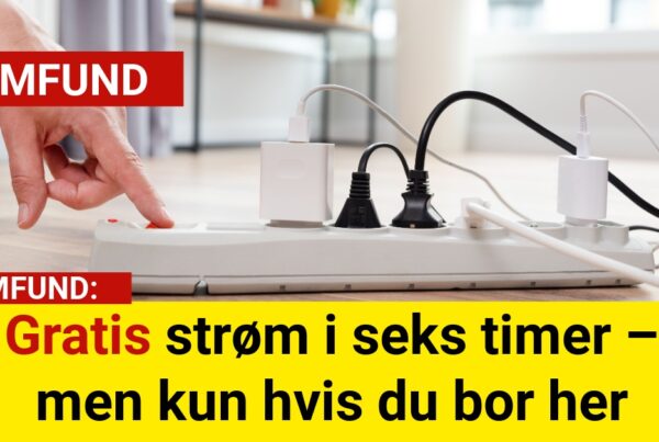 Gratis strøm i seks timer – men kun hvis du bor her