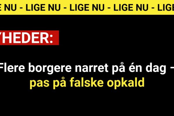 Flere borgere narret på én dag – pas på falske opkald