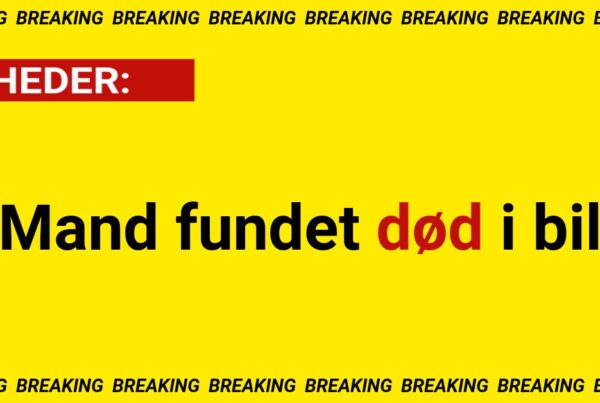 BREAKING: Mand fundet død i bil