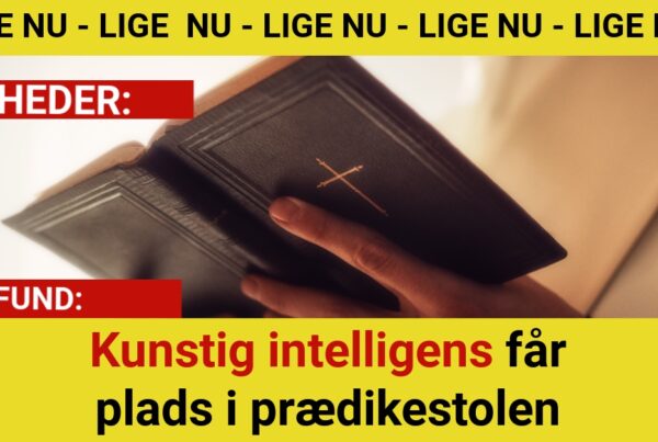 Kunstig intelligens får plads i prædikestolen