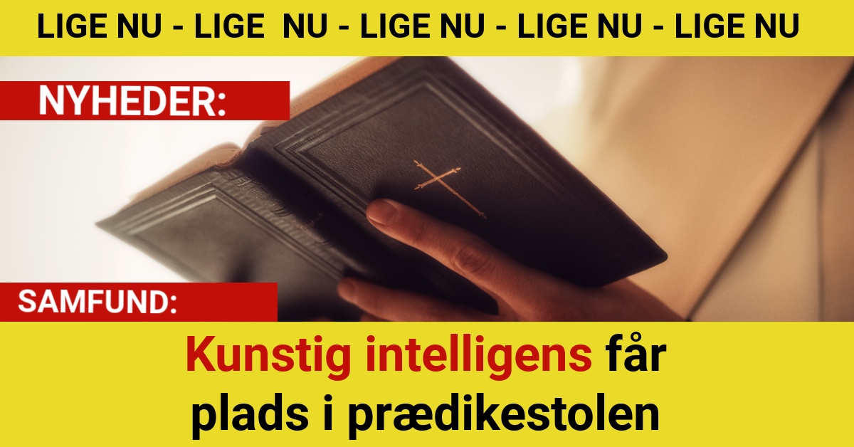 Kunstig intelligens får plads i prædikestolen