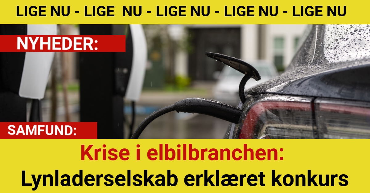 Krise i elbilbranchen: Lynladerselskab erklæret konkurs