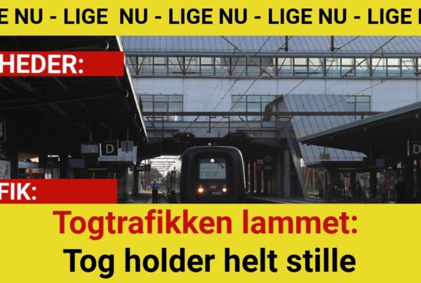 Togtrafikken lammet: Tog holder helt stille