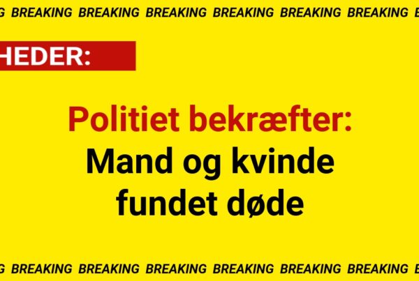 Politiet bekræfter: Mand og kvinde fundet døde