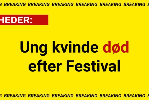 Ung kvinde død efter Festival