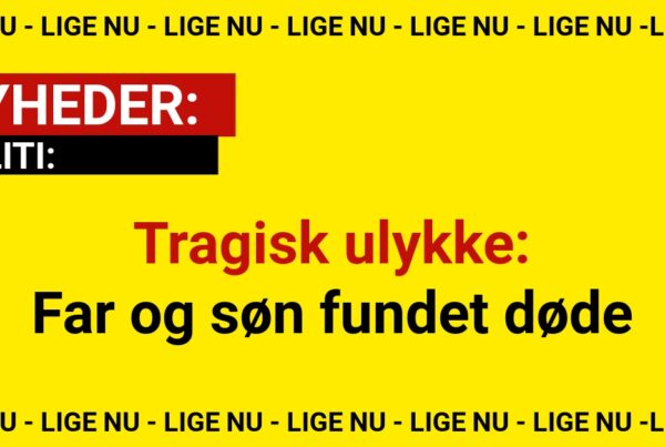 Tragisk ulykke: Far og søn fundet døde