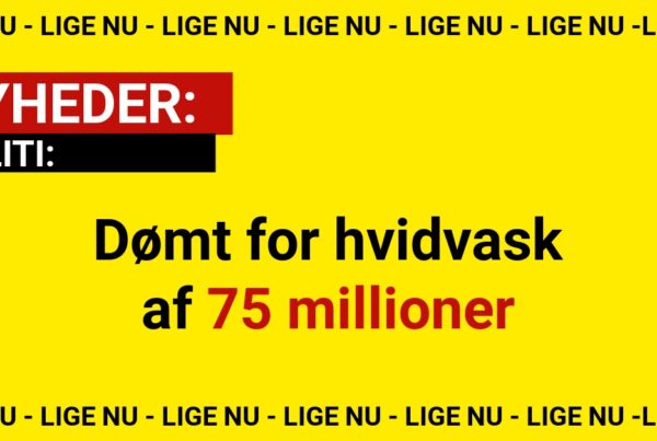 Dømt for hvidvask af 75 millioner
