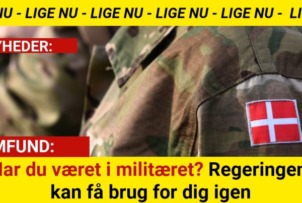 Har du været i militæret? Regeringen kan få brug for dig igen