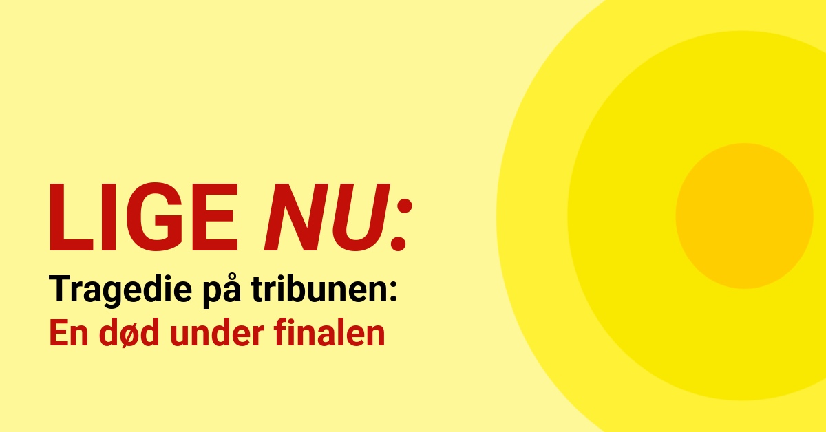 Tragedie på tribunen: En død under finalen