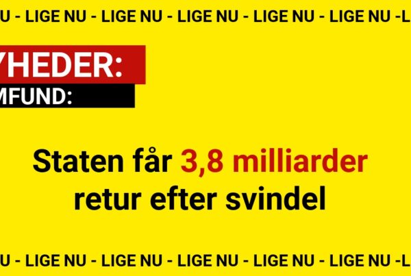 Staten får 3,8 milliarder retur efter svindel