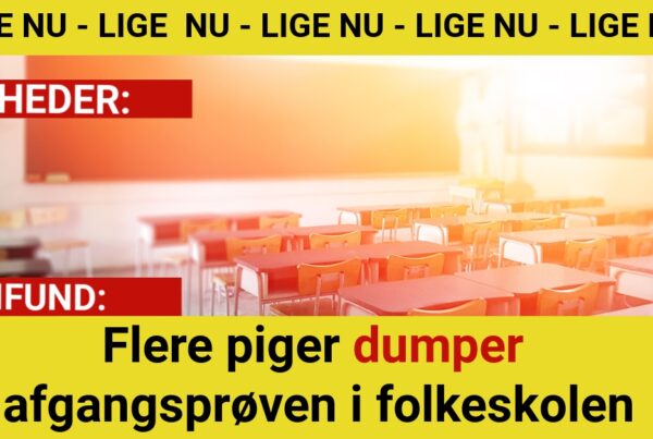 Flere piger dumper afgangsprøven i folkeskolen