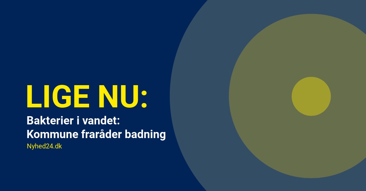 Bakterier i vandet: Kommune fraråder badning