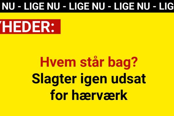 Hvem står bag? Slagter igen udsat for hærværk