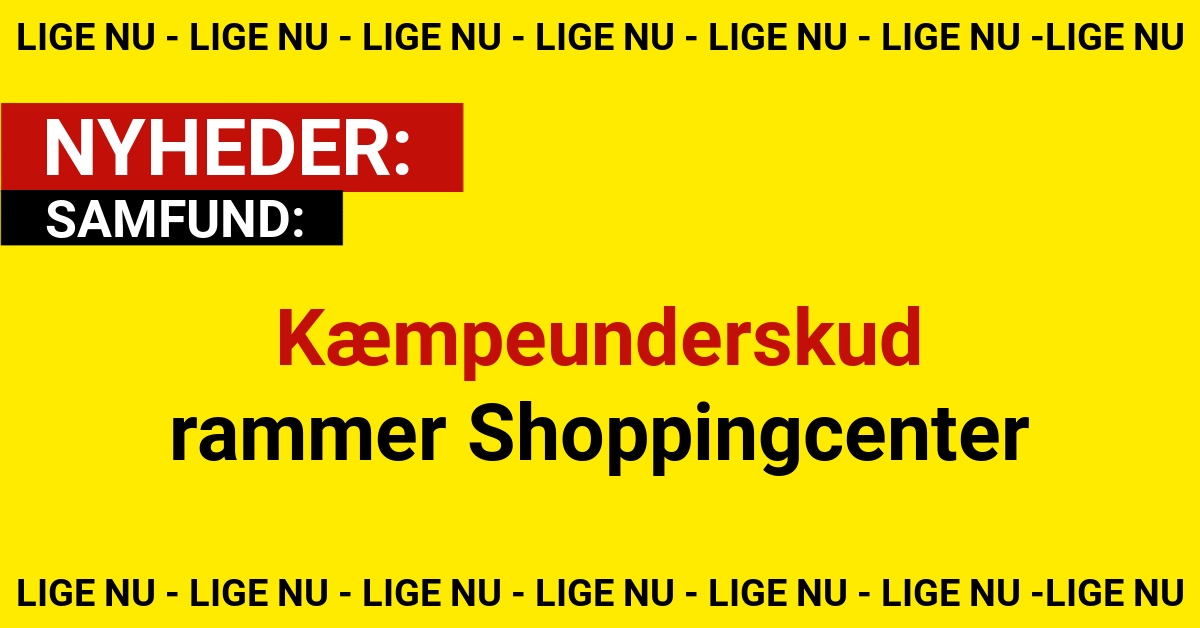 Kæmpeunderskud rammer Shoppingcenter