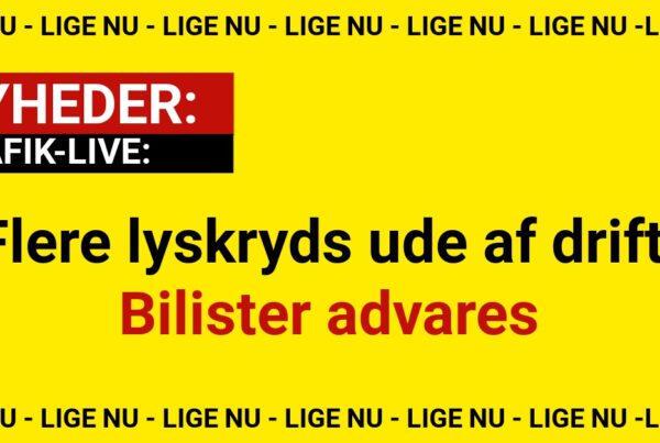 Flere lyskryds ude af drift: Bilister advares