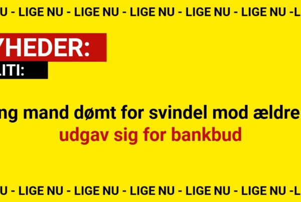 Ung mand dømt for svindel mod ældre – udgav sig for bankbud