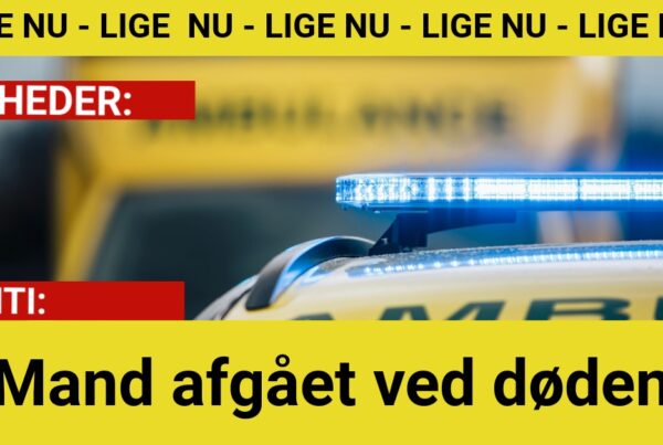 Mand afgået ved døden